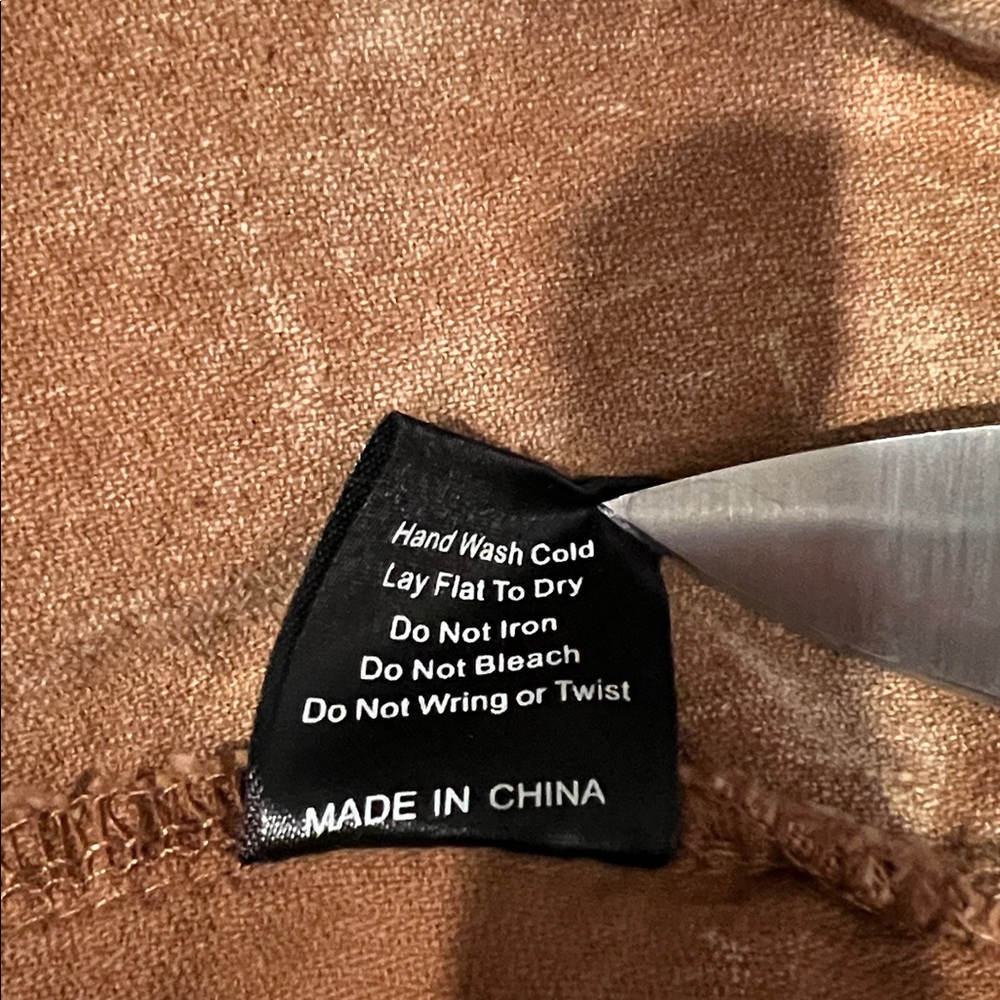 POL “Always Dreaming” Women's Caramel Corduroy Oversized Blazer - Size L - Picture 6 of 9